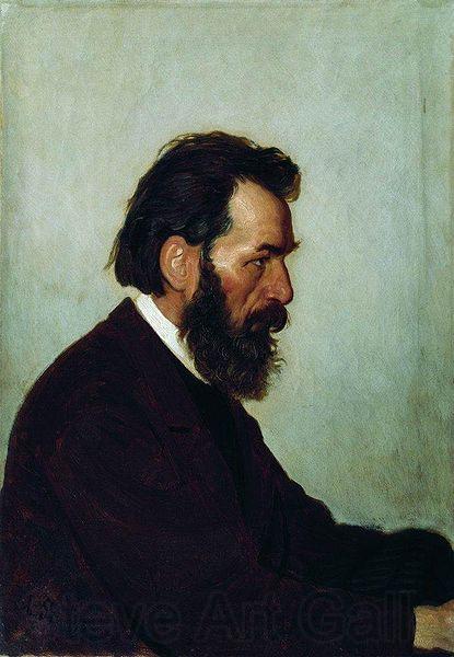 llya Yefimovich Repin Portrait of architect Aleksey Ivanovich Shevtsov France oil painting art